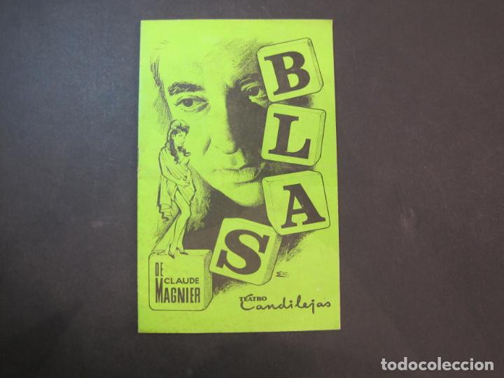 Catalogues de Musique: TEATRO CANDILEJAS-BLAS DE CLAUDE MAGNIER-GUIA PROGRAMA DE TEATRO-VER FOTOS-(K-2103)
