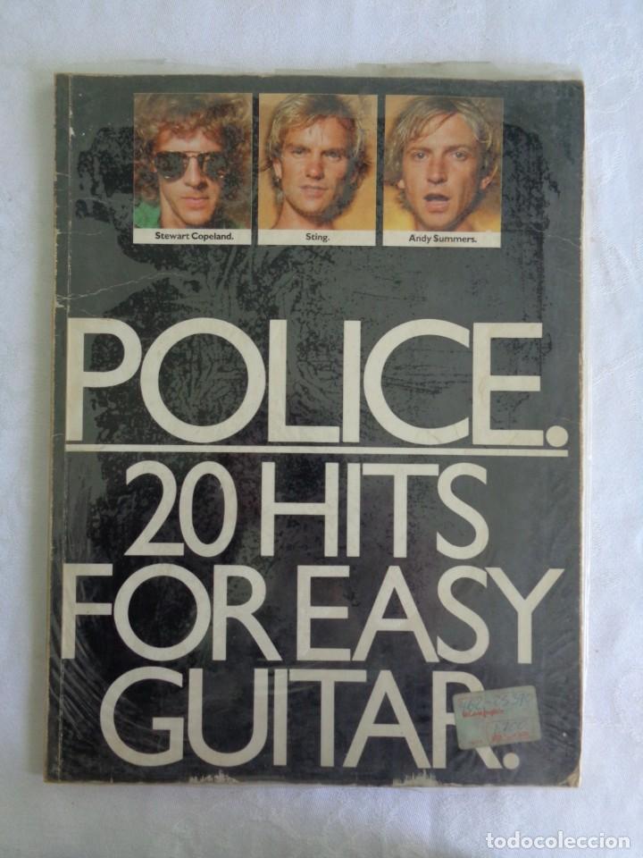 Catalogues de Musique: libro partitura police 20 hits for easy guitar a&ntilde;o 1982 sting steward copeland andy summers