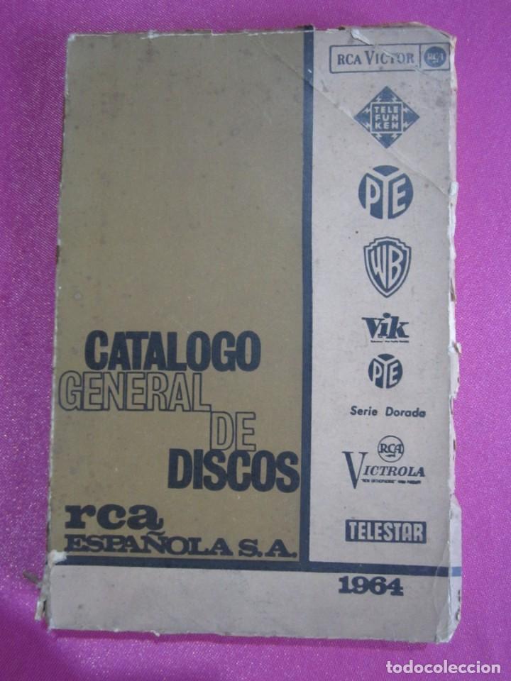 Cat&aacute;logos de M&uacute;sica: CATALOGO GENERAL DE DISCOS RCA VINILOS ANTIGUOS 1964
