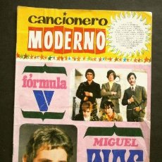Catálogos de Música: MIGUEL RIOS - FORMULA V (1969) CANCIONERO MODERNO - ED. ESTE - EL RIO, TENGO TU AMOR Y OTRAS