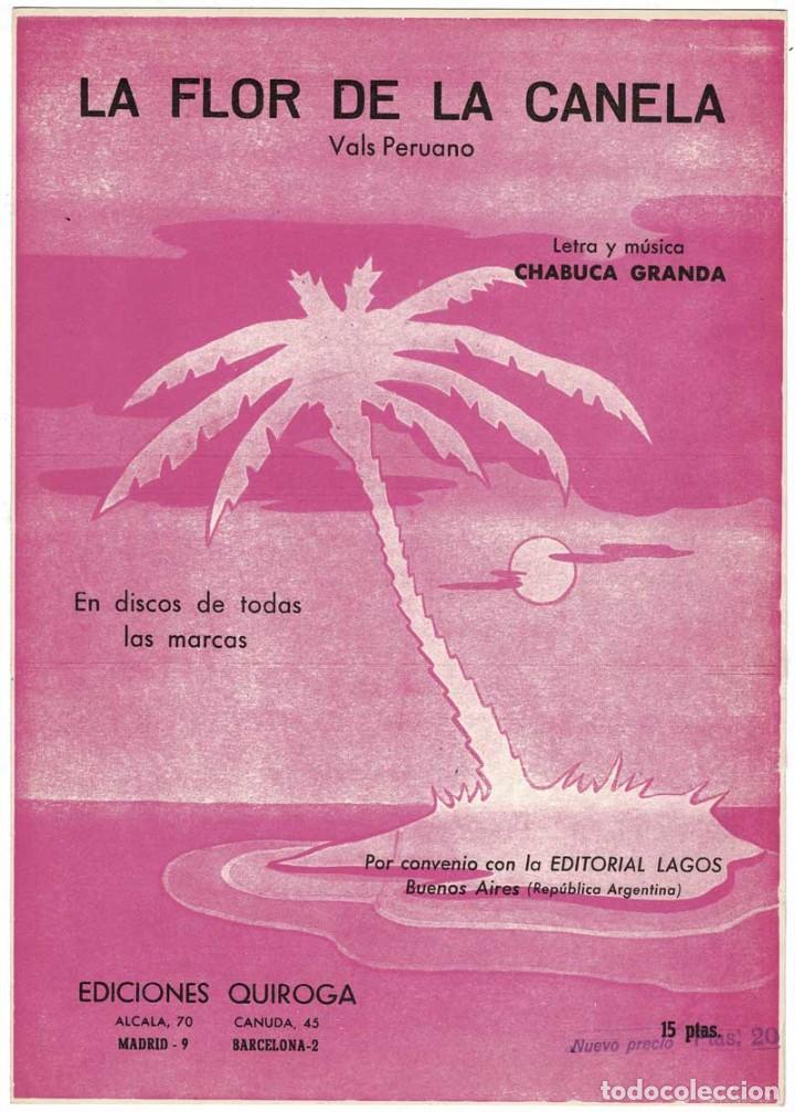 Catalogues de Musique: Cancionero La Flor de la Canela de Chabuca Granda
