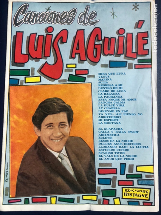 Catalogues de Musique: Cancionero canciones de Luis aguile