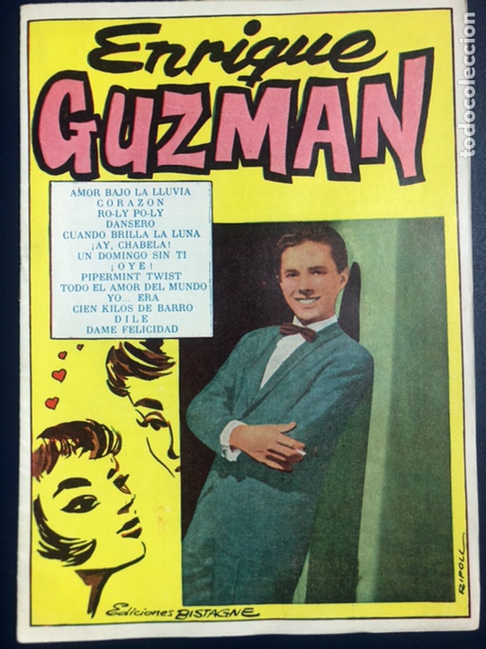 Catalogues de Musique: Cancionero enrique Guzman ediciones bistagne