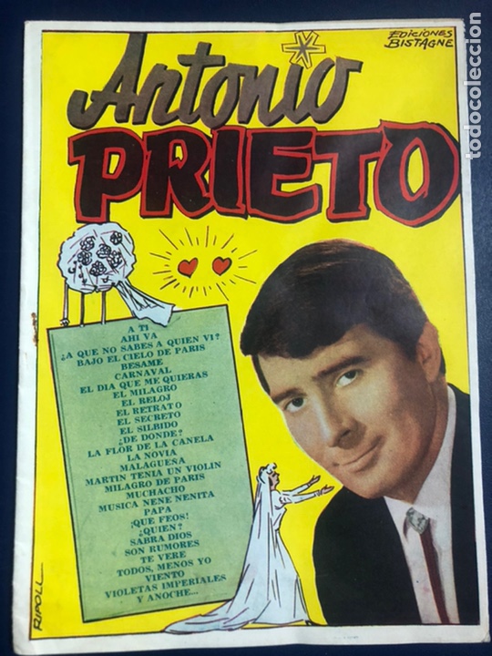 Catalogues de Musique: Cancionero Antonio Prieto ediciones Bistagne