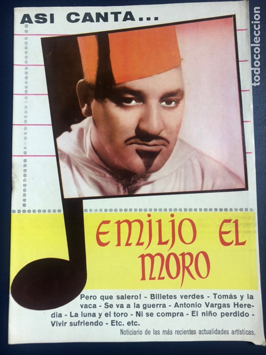 Catalogues de Musique: Cancionero as&iacute; canta emilio el Moro editorial alas