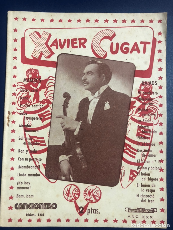 Musikkataloge: Cancionero xavier cugat editorial alas