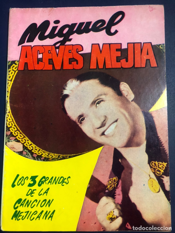 Cat&aacute;logos de M&uacute;sica: Cancionero los 3 grandes cancion mejicana Miguel aceves Mej&iacute;a Jorge negrete Pedro infante