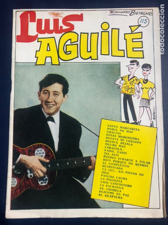 Cat&aacute;logos de M&uacute;sica: Cancionero ediciones bistagne Luis aguile