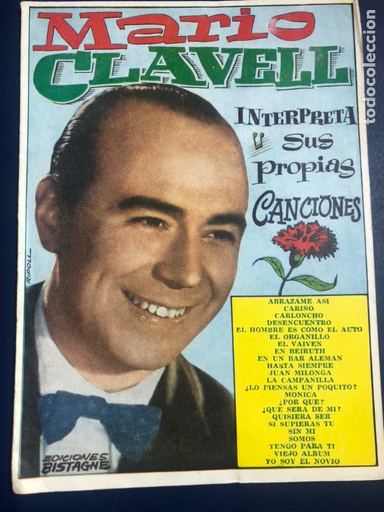 Cat&aacute;logos de M&uacute;sica: Cancionero Mario Clavel ediciones bistagne