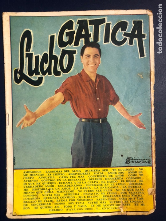 Cat&aacute;logos de M&uacute;sica: Cancionero ediciones bistagne lucho gatica