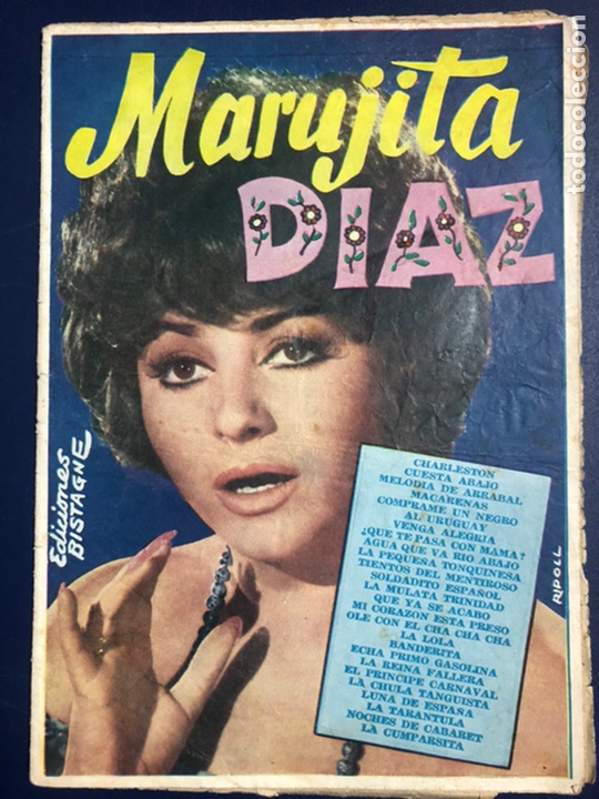 Cat&aacute;logos de M&uacute;sica: Cancionero ediciones bistagne Marujita D&iacute;az