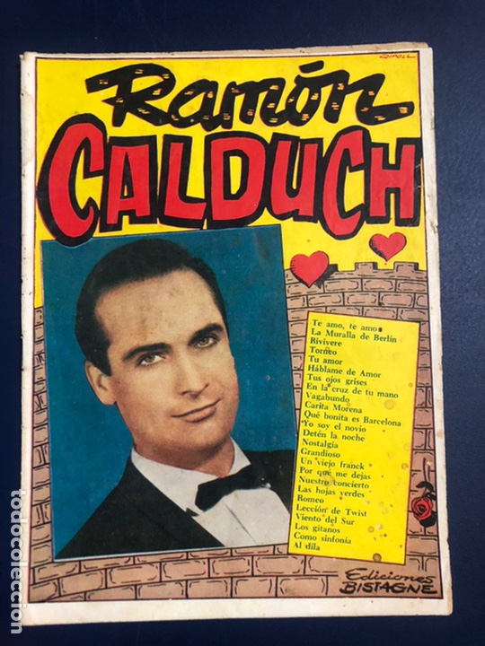 Cat&aacute;logos de M&uacute;sica: Cancionero ediciones bistagne ramon calduch