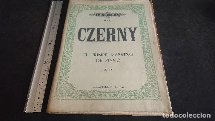 Cat&aacute;logos de M&uacute;sica: ANTIGUO LIBRO CON PARTITURAS , CZERNY , EL PRIMER MAESTRO DE PIANO , EDICION IBER , LEER DESCRIPCION