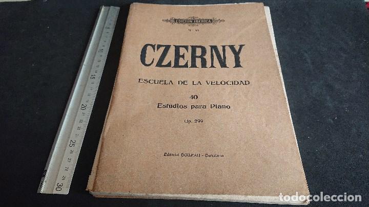 Cat&aacute;logos de M&uacute;sica: CUADERNO DE PARTITURAS ,CZERNY , ESCUELA DE LA VELOCIDAD , EDICIONES IBERICAS N&ordm; , LEER DESCRIPCION