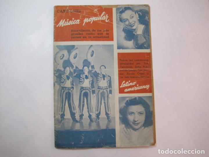 Cat&aacute;logos de M&uacute;sica: TRIO CALAVERAS-IRMA VILA-MARGA LLERGO-CANCIONES MUSICA POPULAR-CANCIONERO-VER FOTOS-(K-2292)