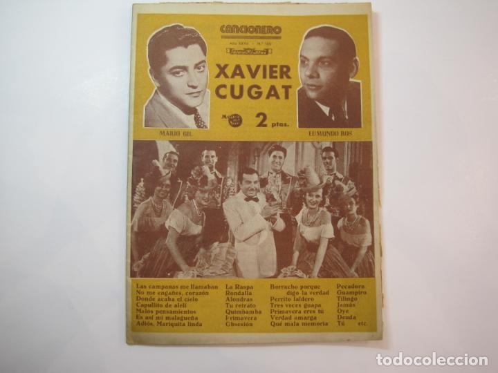 Cat&aacute;logos de M&uacute;sica: XAVIER CUGAT-MARIO GIL-EDMUNDO ROS-EDITORIAL ALAS-CANCIONERO-VER FOTOS-(K-2293)