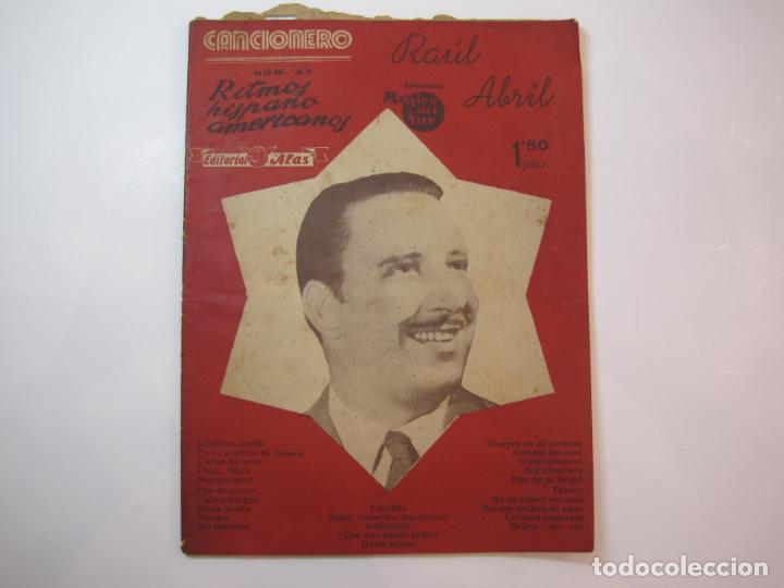 Cat&aacute;logos de M&uacute;sica: RAUL ABRIL-EDITORIAL ALAS-CANCIONERO-VER FOTOS-(K-2297)