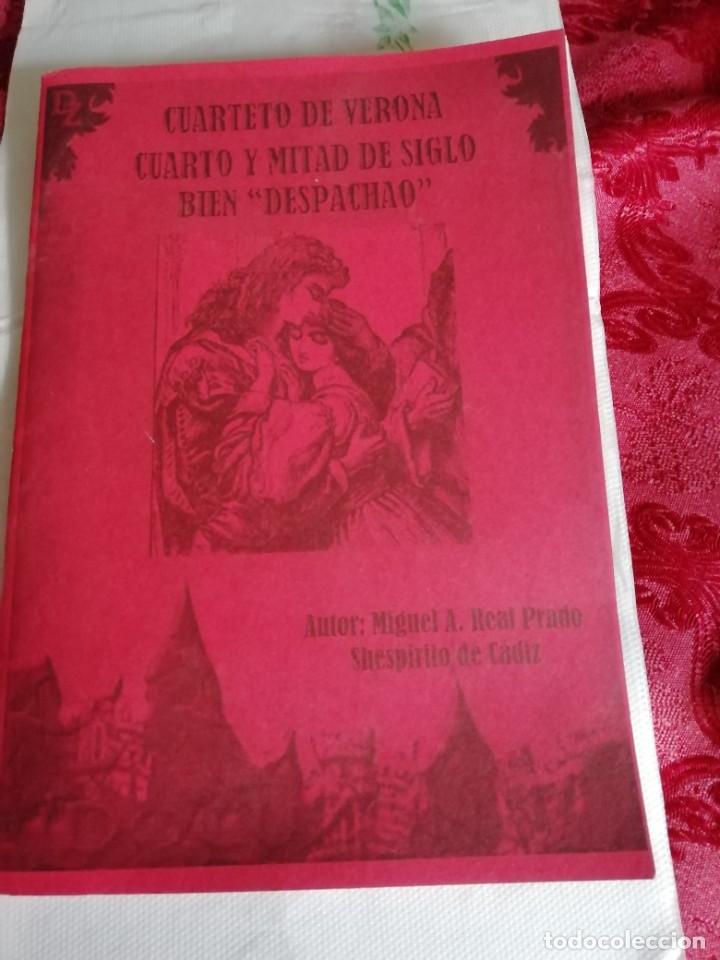 Cat&aacute;logos de M&uacute;sica: Carnaval de C&aacute;diz libreto Cuarteto de Verona cuarto y mitad de siglo bien despachao