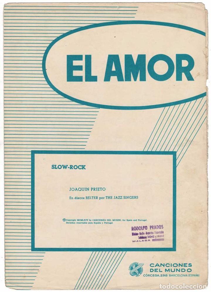 Cat&aacute;logos de M&uacute;sica: Cancionero El Amor por The Jazz Singers