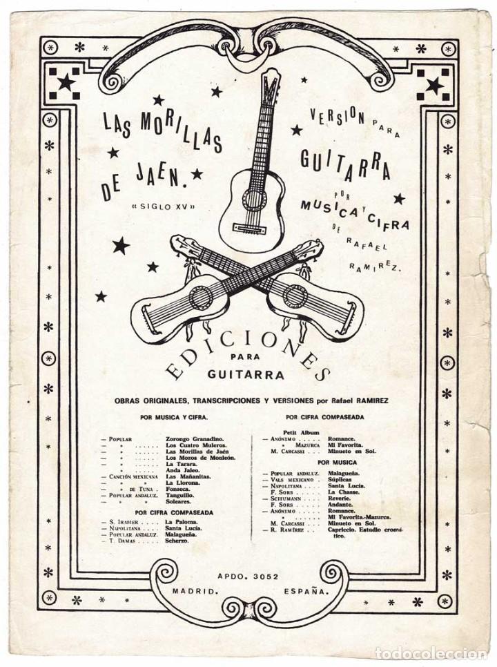 Cat&aacute;logos de M&uacute;sica: Cancionero Partituras Las Morillas de Ja&eacute;n s. XV