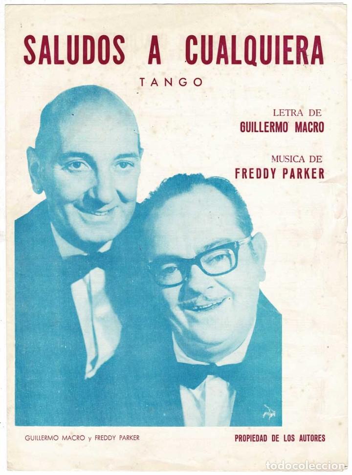Catalogues de Musique: Cancionero Saludos a Cualquiera por Guillermo Macro y Freddy Parker