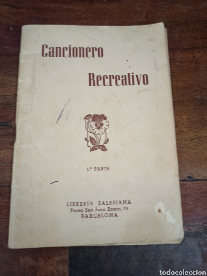 Catalogues de Musique: CANCIONERO RECREATIVO. PRIMERA PARTE. LIBRERIA SALESIANA. BARCELONA, 1957