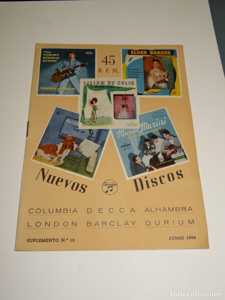 Catalogues de Musique: CATALOGO DISCOS - NUEVOS DISCOS JUNIO 1958 LILIAN DE CELIS
