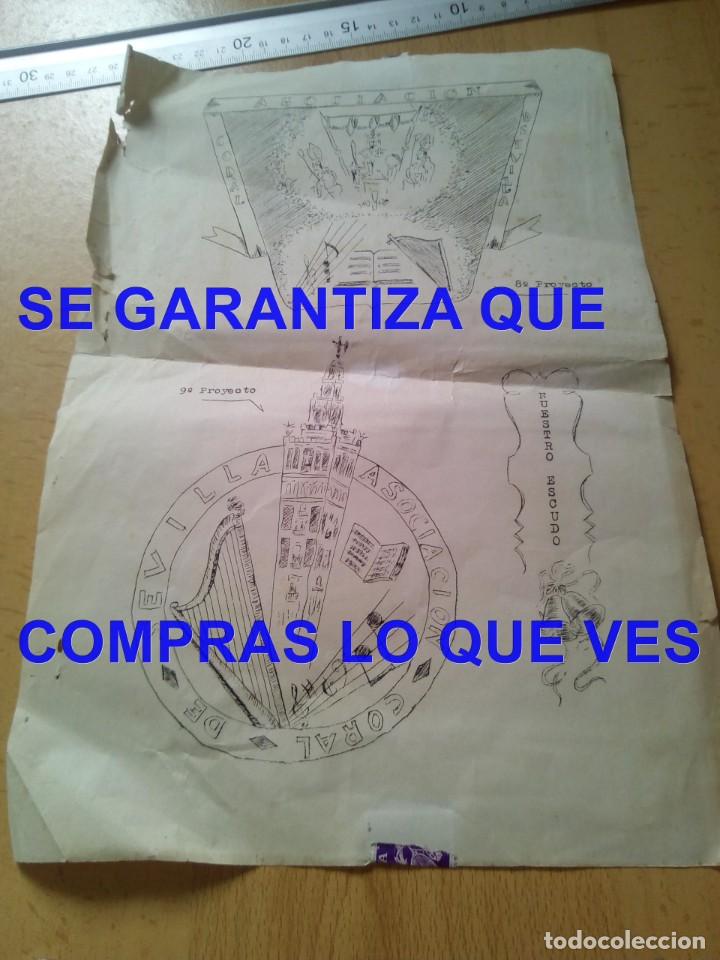 Cat&aacute;logos de M&uacute;sica: ASOCIACION CORAL DE SEVILLA PROYECTOS ESTANDARTE HOJA C92