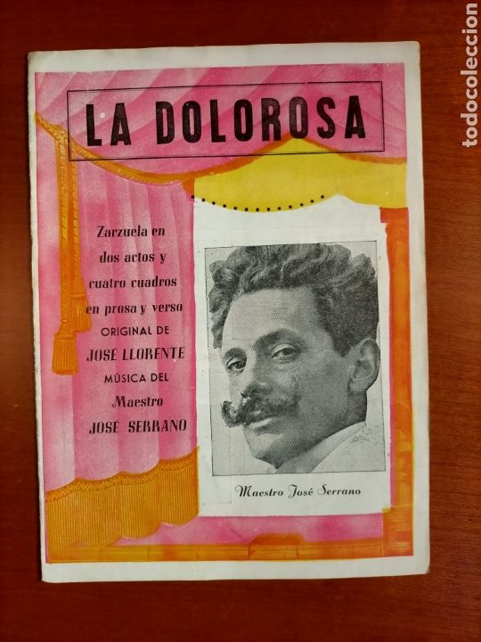 Cat&aacute;logos de m&uacute;sica: LA DOLOROSA - Libreto de Zarzula - Foto 1