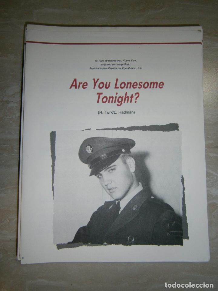 Catalogues de Musique: ANTIGUA PARTITURA MUSICAL Y LETRA DE CANCION (INGLES-ESPA&Ntilde;OL) - ARE YOU LONESOME TONIGHT?