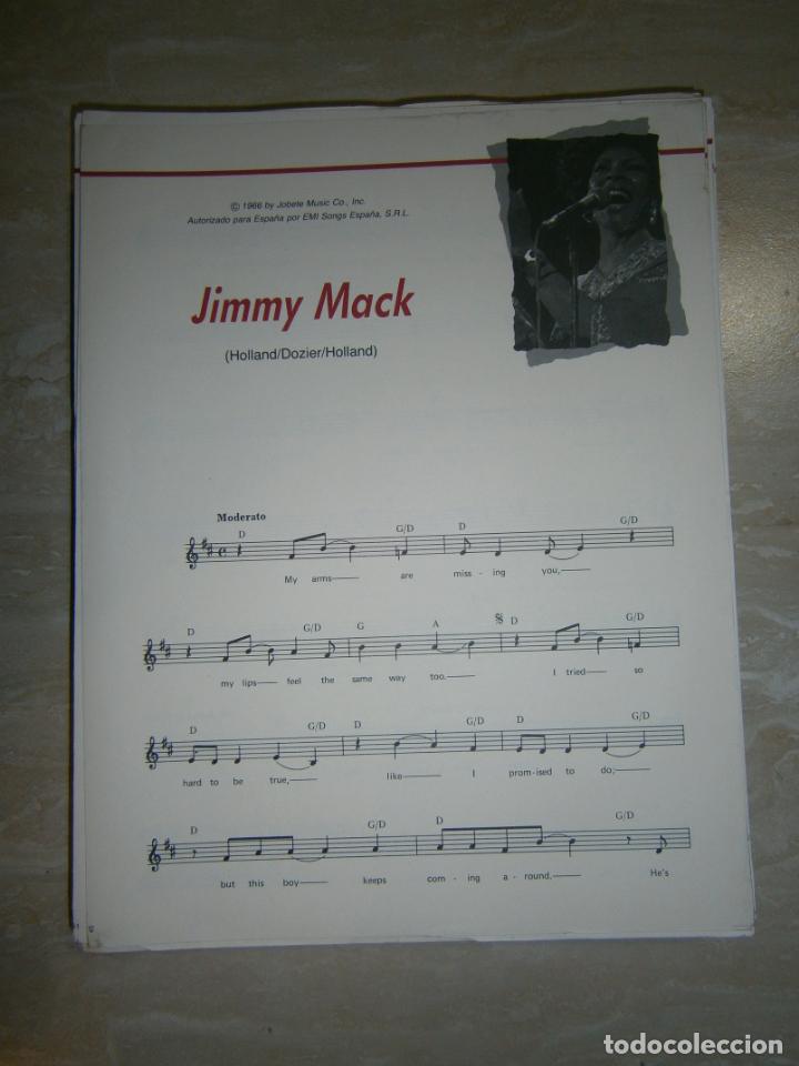 Catalogues de Musique: ANTIGUA PARTITURA MUSICAL Y LETRA DE CANCION (INGLES-ESPA&Ntilde;OL) - JIMMY MACK