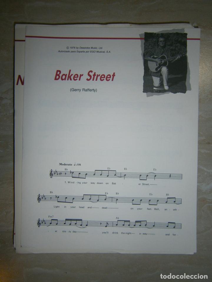 Catalogues de Musique: ANTIGUA PARTITURA MUSICAL Y LETRA DE CANCION (INGLES-ESPA&Ntilde;OL) - BAKER STREET