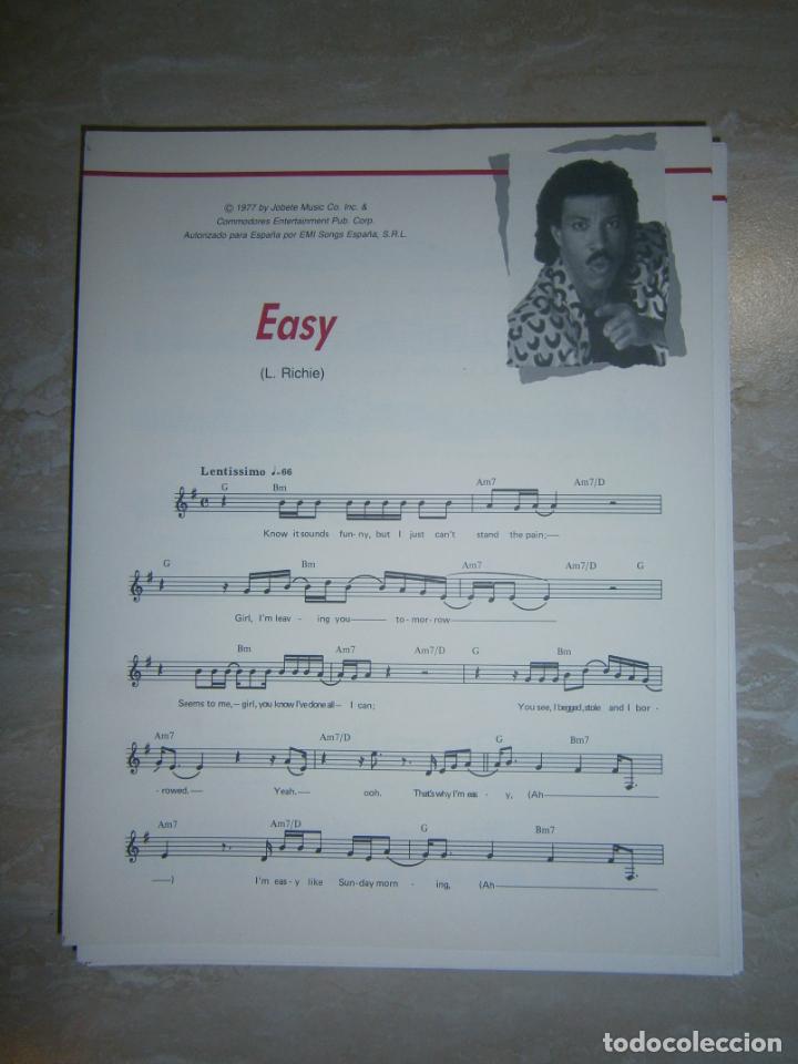 Catalogues de Musique: ANTIGUA PARTITURA MUSICAL Y LETRA DE CANCION (INGLES-ESPA&Ntilde;OL) - EASY