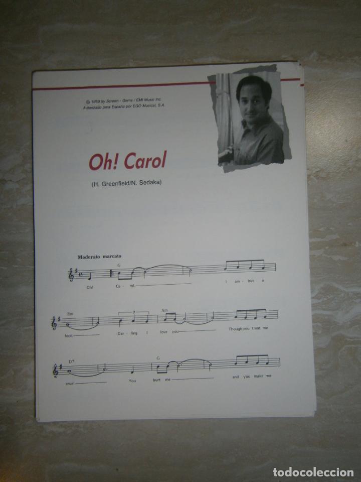 Cat&aacute;logos de M&uacute;sica: ANTIGUA PARTITURA MUSICAL Y LETRA DE CANCION (INGLES-ESPA&Ntilde;OL) - OH CAROL