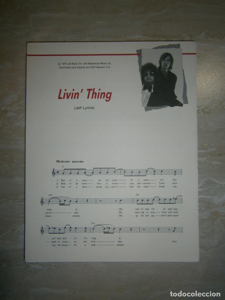 Cat&aacute;logos de M&uacute;sica: ANTIGUA PARTITURA MUSICAL Y LETRA DE CANCION (INGLES-ESPA&Ntilde;OL) - LIVIN&acute; THING