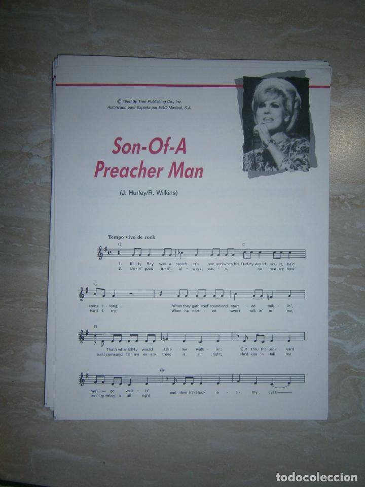 Cat&aacute;logos de M&uacute;sica: ANTIGUA PARTITURA MUSICAL Y LETRA DE CANCION (INGLES-ESPA&Ntilde;OL) - SON OF A PREACHER MAN
