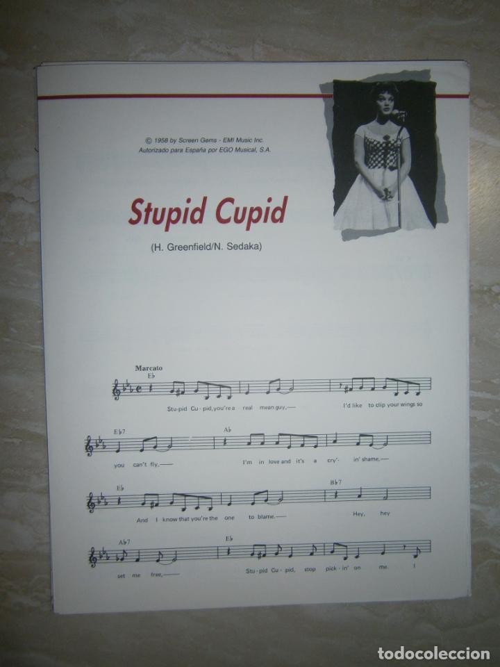 Cat&aacute;logos de M&uacute;sica: ANTIGUA PARTITURA MUSICAL Y LETRA DE CANCION (INGLES-ESPA&Ntilde;OL) - STUPID CUPID