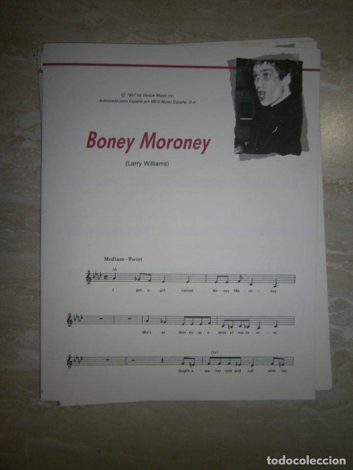 Cat&aacute;logos de M&uacute;sica: ANTIGUA PARTITURA MUSICAL Y LETRA DE CANCION (INGLES-ESPA&Ntilde;OL) - BONEY MORONEY