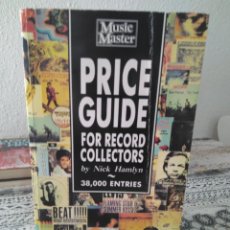 Catálogos de Música: PRICE GUIDE FOR RÉCORD COLLECTORS MÚSICA MASTER.GUIA DE PRECIOS PARA COLECCIONISTAS DE VINILOS. Lote 271680003