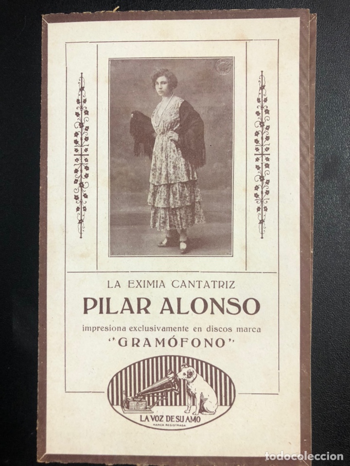 Cat&aacute;logos de M&uacute;sica: Cat&aacute;logo discos gramofono la voz de su amo.Pilar Alonso.la galbana 5