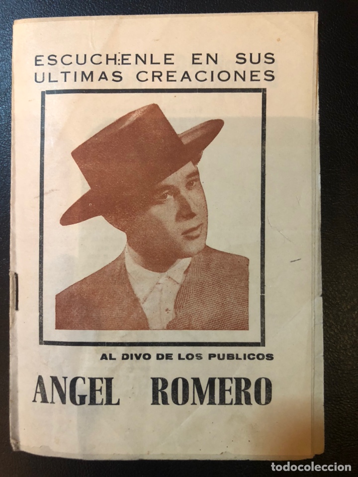 Cat&aacute;logos de M&uacute;sica: Cancionero ultimas creaciones de &aacute;ngel Romero 5