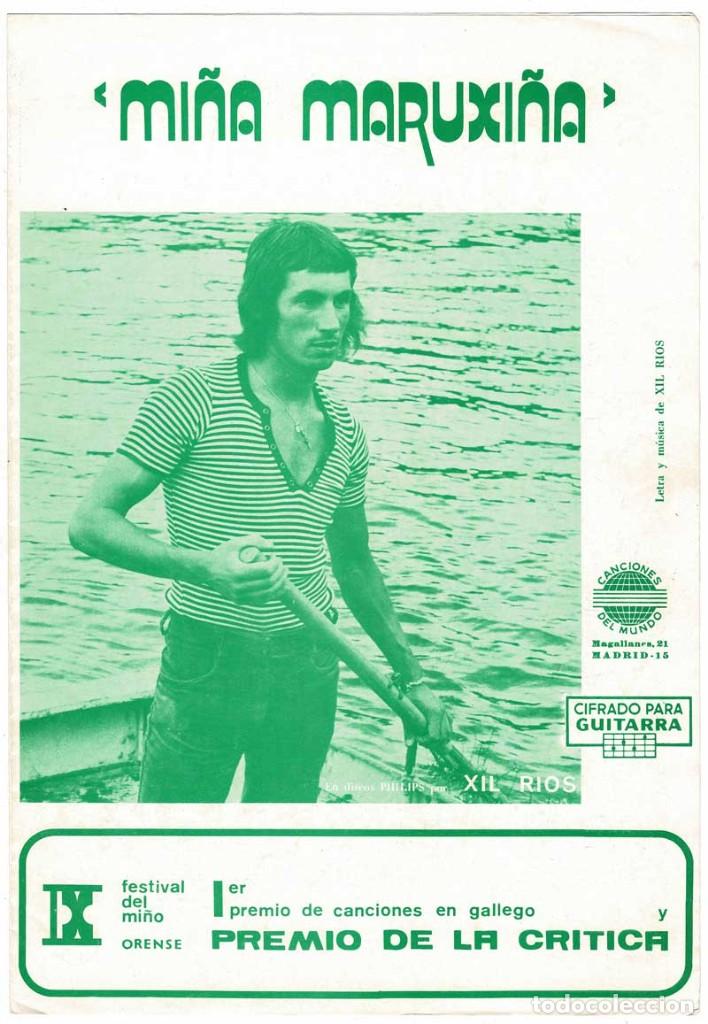 Catalogues de Musique: Cancionero Mi&ntilde;a Maruxi&ntilde;a de Xil Rios con cifrado para guitarra