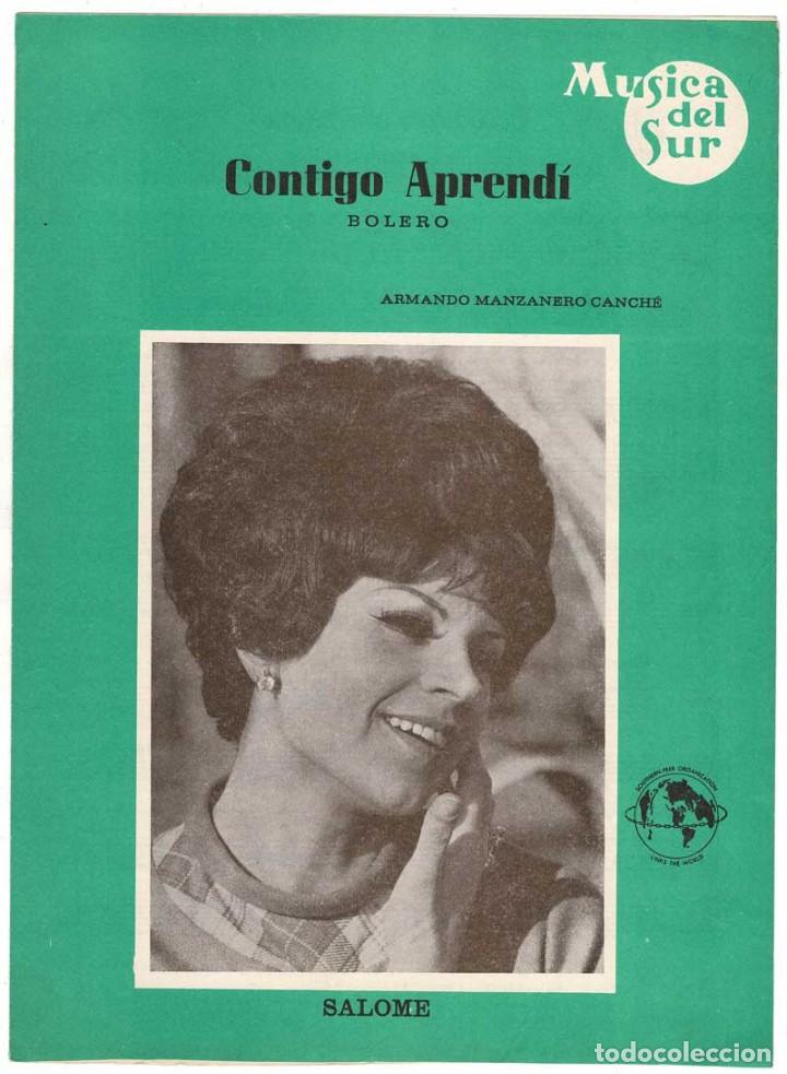 Catalogues de Musique: Cancionero Contigo Aprend&iacute; (Bolero) de Salom&eacute;