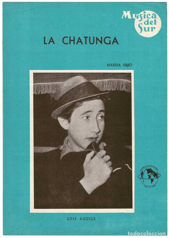 Cat&aacute;logos de m&uacute;sica: Cancionero La Chatunga de Luis Aguil&eacute; - Foto 1