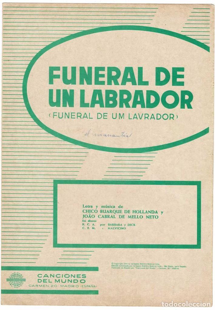Cataloghi di Musica: Cancionero Funeral de un Labrador de Chico Buarque y Joao Cabral