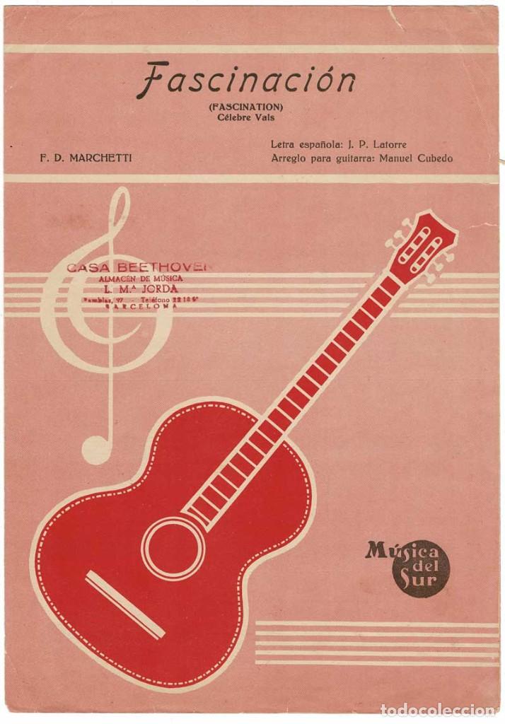 Cataloghi di Musica: Cancionero Fascinaci&oacute;n (C&eacute;lebre Vals) de F. D. Marchetti