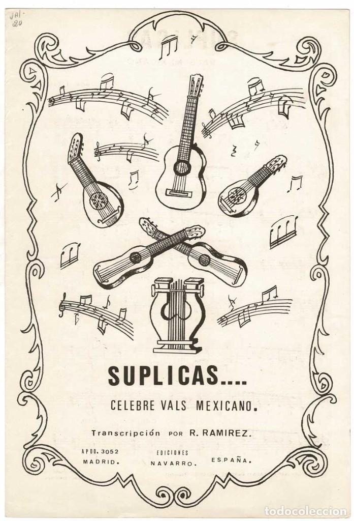 Cataloghi di Musica: Cancionero Suplicas... C&eacute;lebre vals mexicano