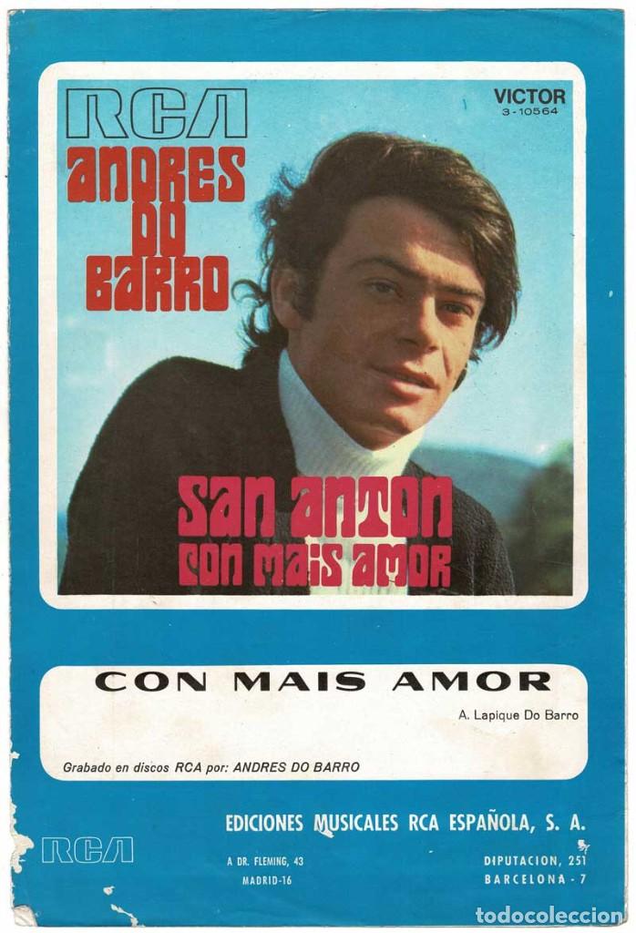 Catalogues de Musique: Cancionero San Anton Con Mais Amor de Andr&eacute;s do Barro