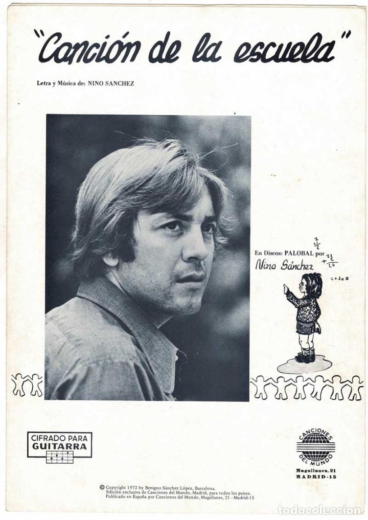 Catalogues de Musique: Cancionero Canci&oacute;n de la escuela de Nino S&aacute;nchez con cifrado para guitarra