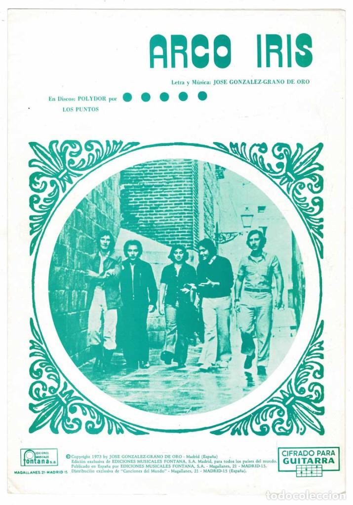 Catalogues de Musique: Cancionero Arco Iris de Los Puntos con cifrado para guitarra
